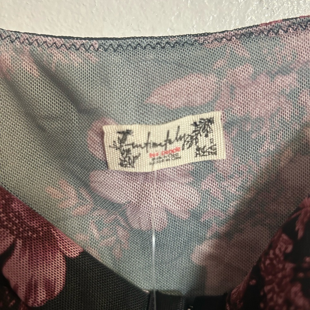 NWT Free People x Intimately FP Printed Night Rhythm Bodysuit - Picture 7 of 9